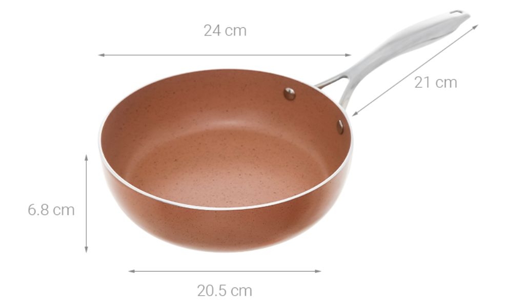 Chảo nhôm chống dính vân đá là gì? Tham khảo các thương hiệu chảo chất lượng tốt, đáng mua 2