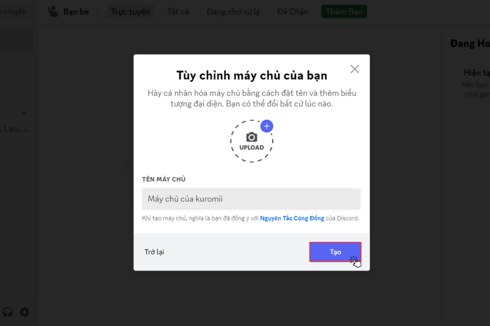 Thiết lập các thông tin cơ bản cho máy chủ