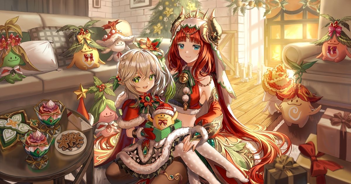 Người dùng sáng tạo tác phẩm dịp lễ Giáng sinh trên Pixiv