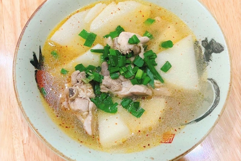 gà nấu măng - ảnh 5