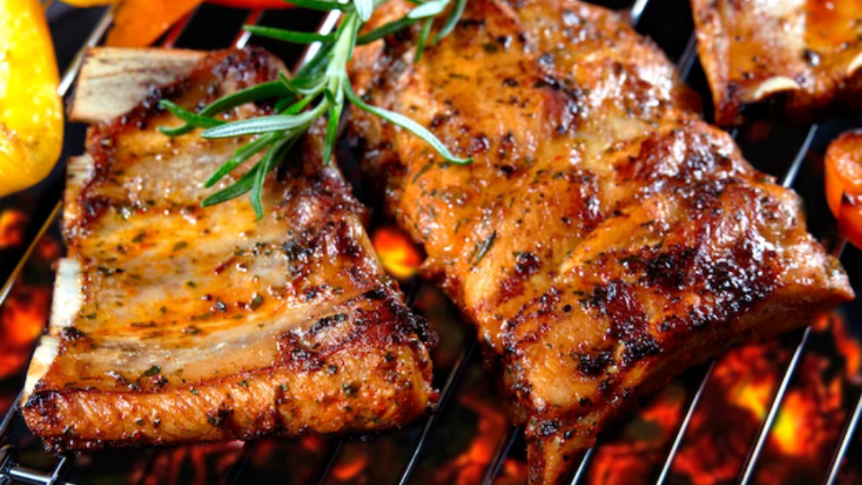 Thịt dê nướng tảng