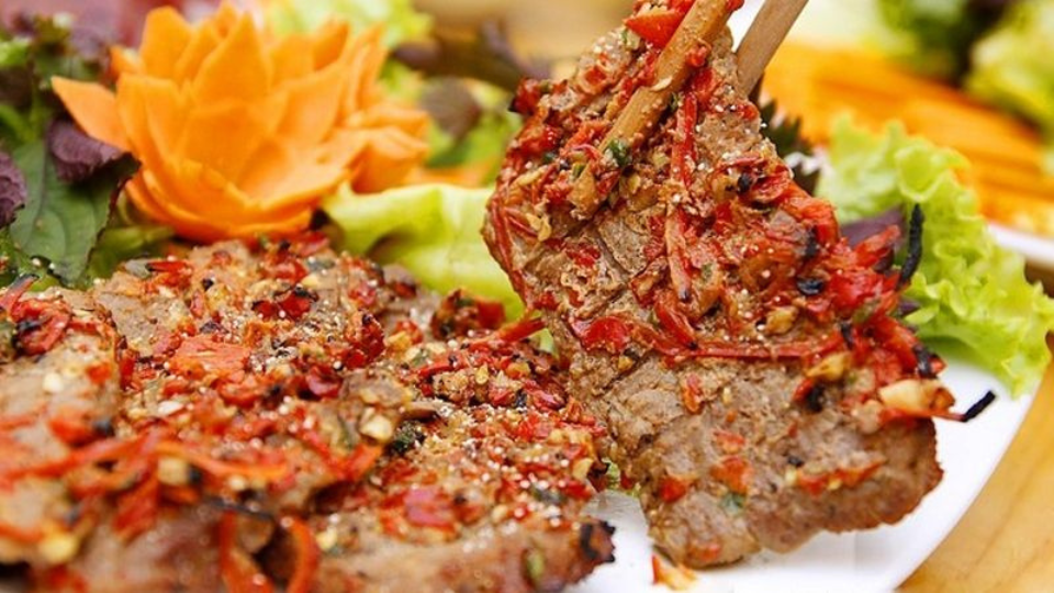 Dê nướng muối ớt