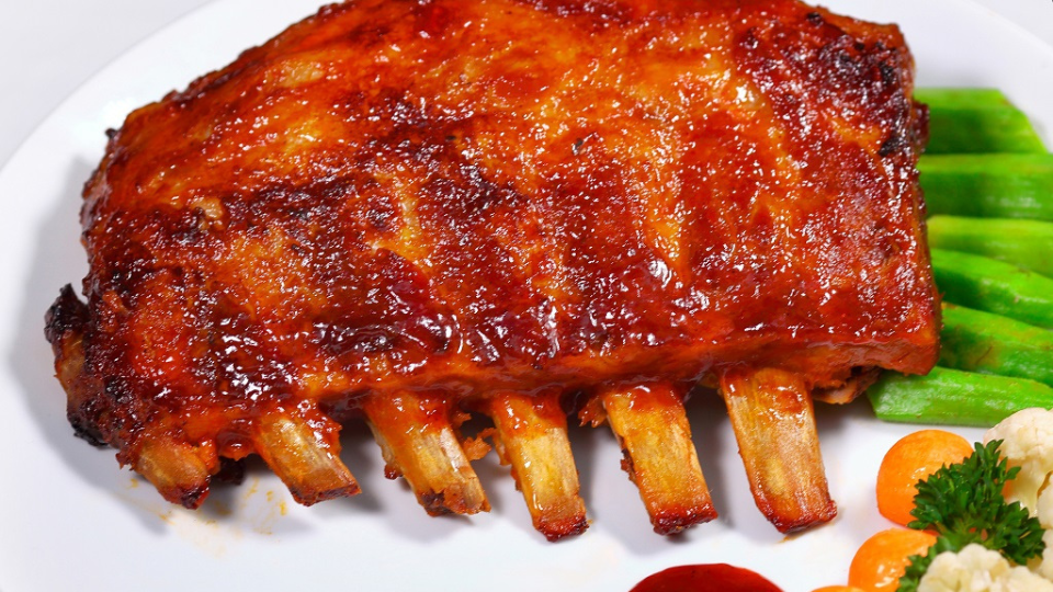 Sườn dê nướng