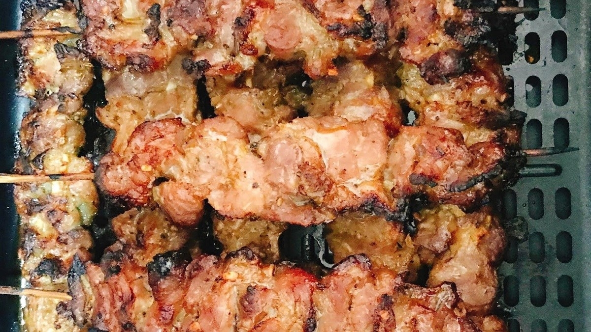 làm bánh ăn sáng bằng nồi chiên không dầu 11