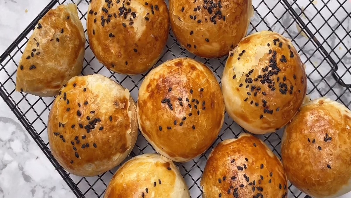 làm bánh ăn sáng bằng nồi chiên không dầu 16