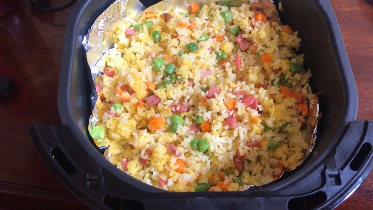 làm bánh ăn sáng bằng nồi chiên không dầu 8