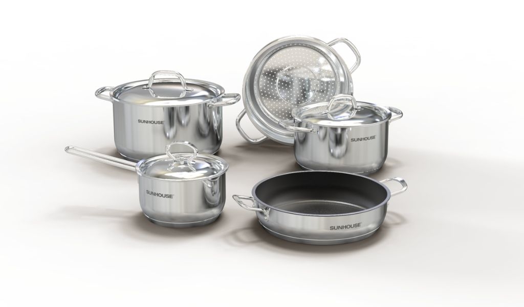 Tham khảo bộ nồi chảo 4 chiếc chất lượng, bền lâu và lý do nên mua nồi chảo nguyên bộ 2