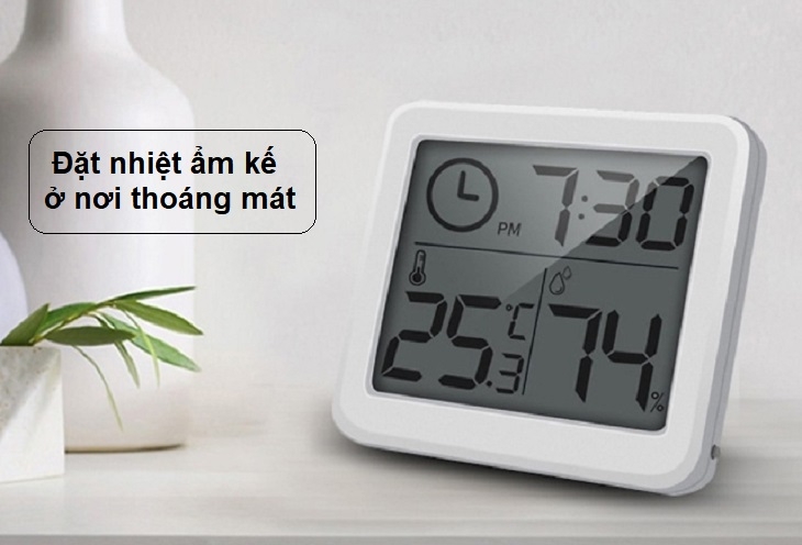 Cách sử dụng nhiệt ẩm kế điện tử 1