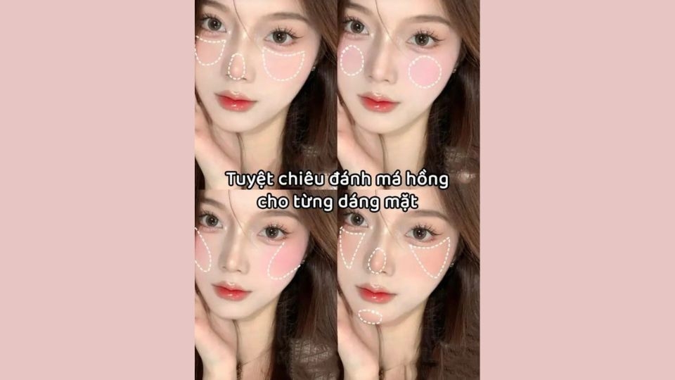 Phong cách đánh má Douyin
