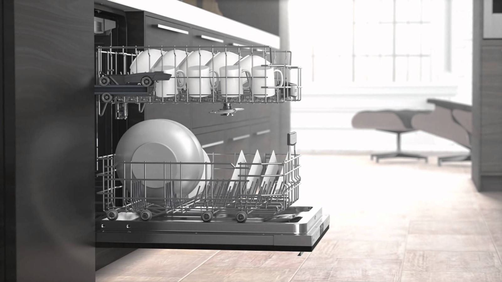 nhựa chảy trong máy rửa bát - hình 1