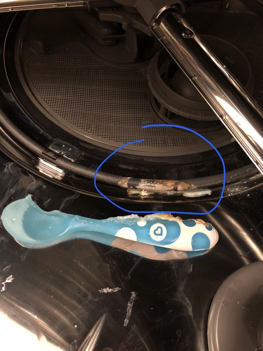 nhựa chảy trong máy rửa bát - hình 5