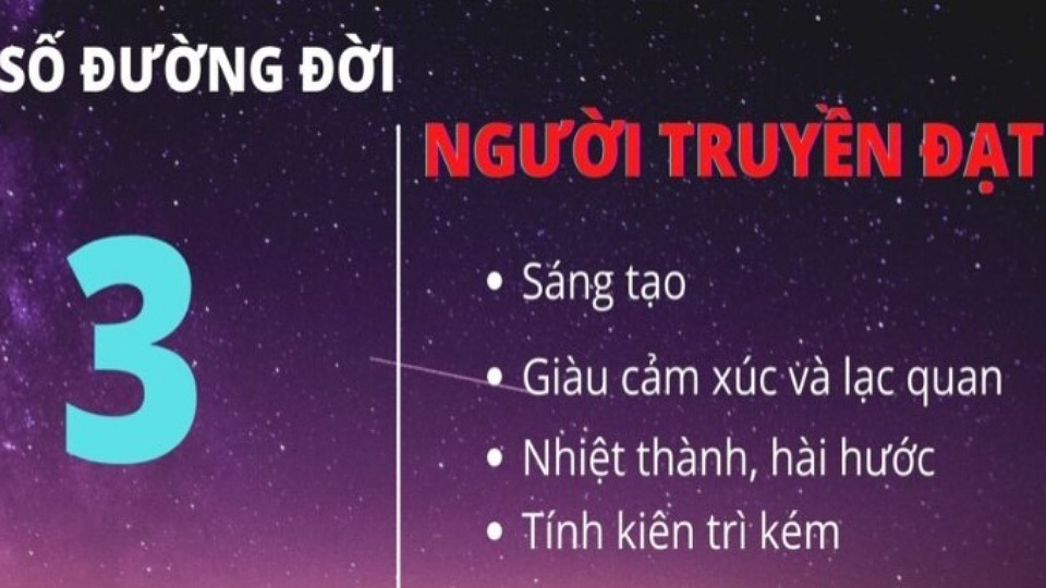 Chỉ số đường đời số 3