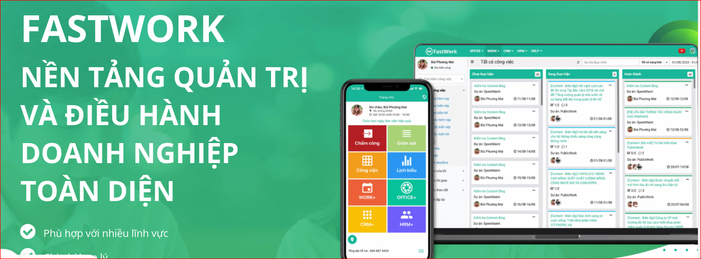 FastWork: Nền tảng quản trị, điều hành doanh nghiệp chuyên nghiệp 1