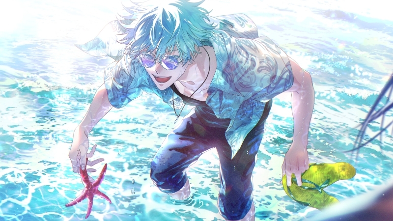 Hình nền anime nam dễ thương, nhẹ nhàng 1