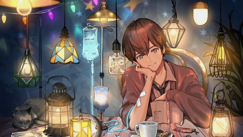 Hình nền anime nam dễ thương, nhẹ nhàng 3