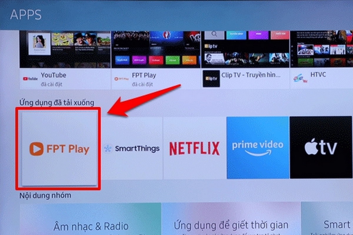 xóa ứng dụng trên tivi Samsung - hình 4