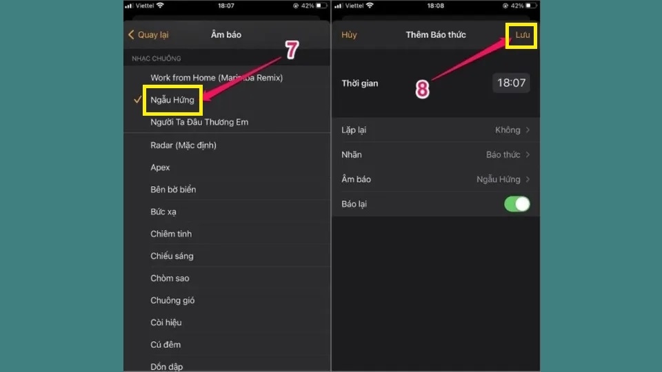 Nhấn chọn “Quay lại” và nhấn chọn “Lưu”