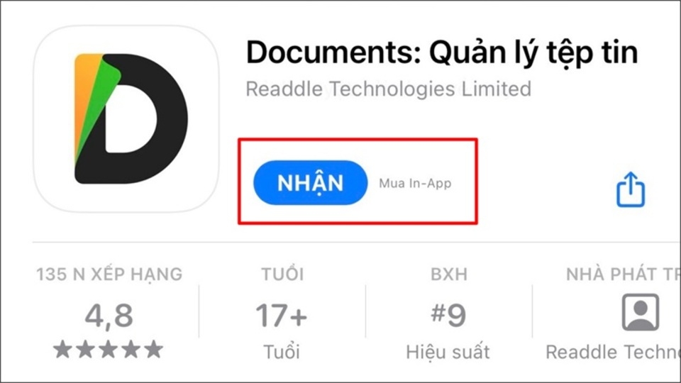Tải ứng dụng Documents về điện thoại