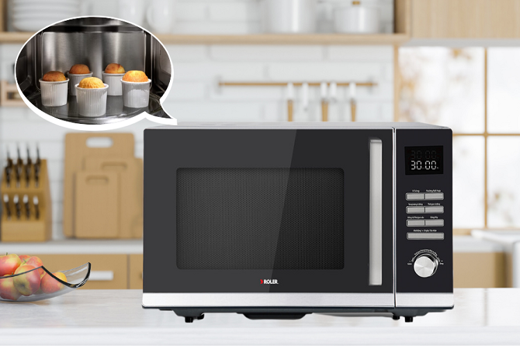 lò vi sóng nướng được bánh không