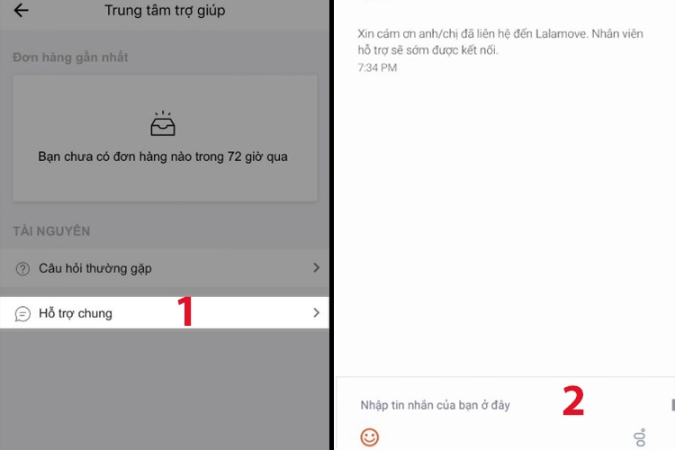 Tổng đài Lalamove 10
