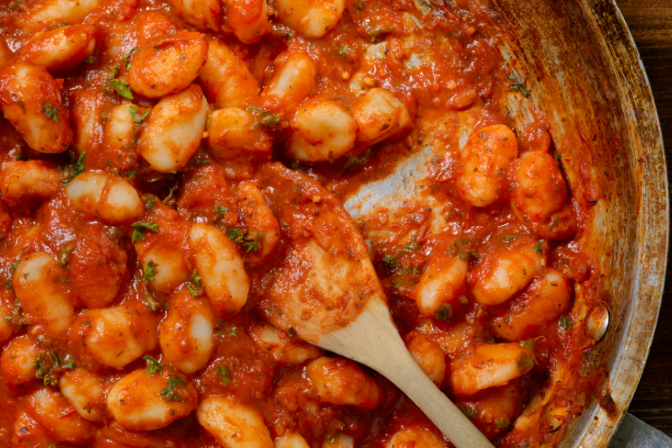 Xào Gnocchi với sốt cà chua
