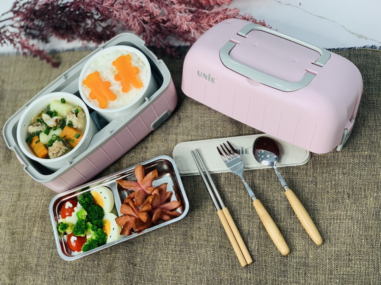 bình đựng thức ăn dân văn phòng 01