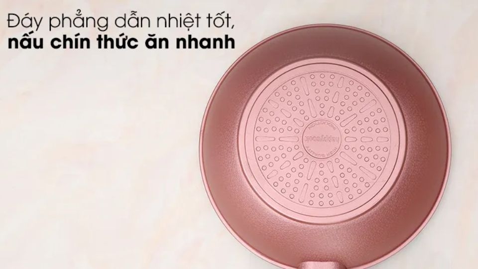 Chảo nhôm đáy từ 28cm chống dính Happycook Aura AWP-28IH
