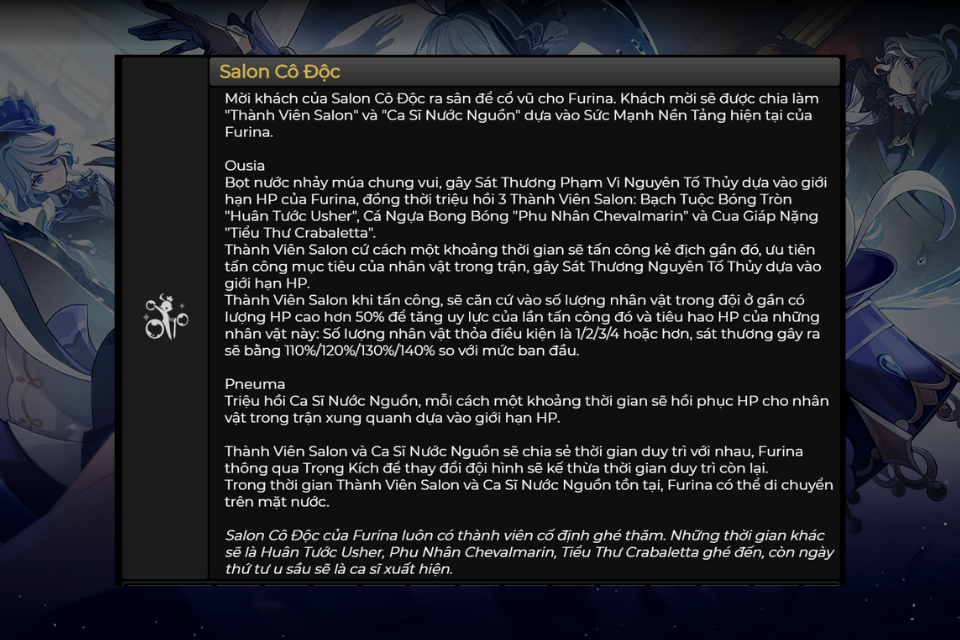 Kỹ Năng Nguyên Tố - Salon Cô Độc