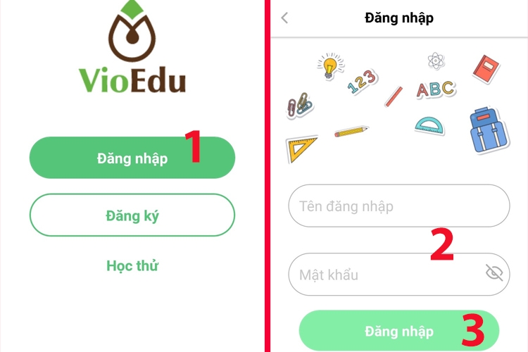 Hướng dẫn cách tải VioEdu 15