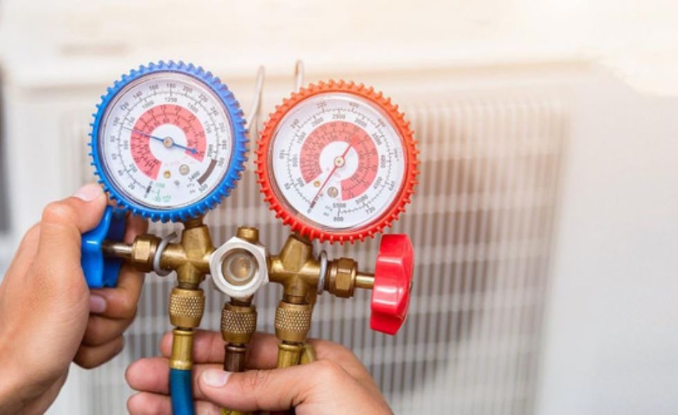 Máy nén điều hòa bị nóng