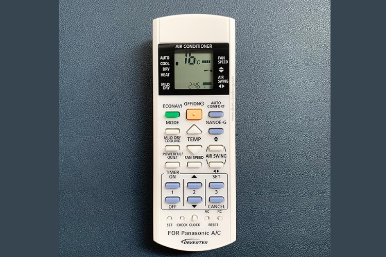 Cách xử lý điều khiển điều hòa Panasonic không có nút check và lưu ý khi sử dụng - Hình 2