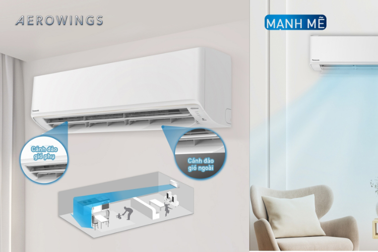 Tìm hiểu về cánh đảo gió AEROWINGS thế hệ mới trang bị trên máy lạnh Panasonic - hình 2