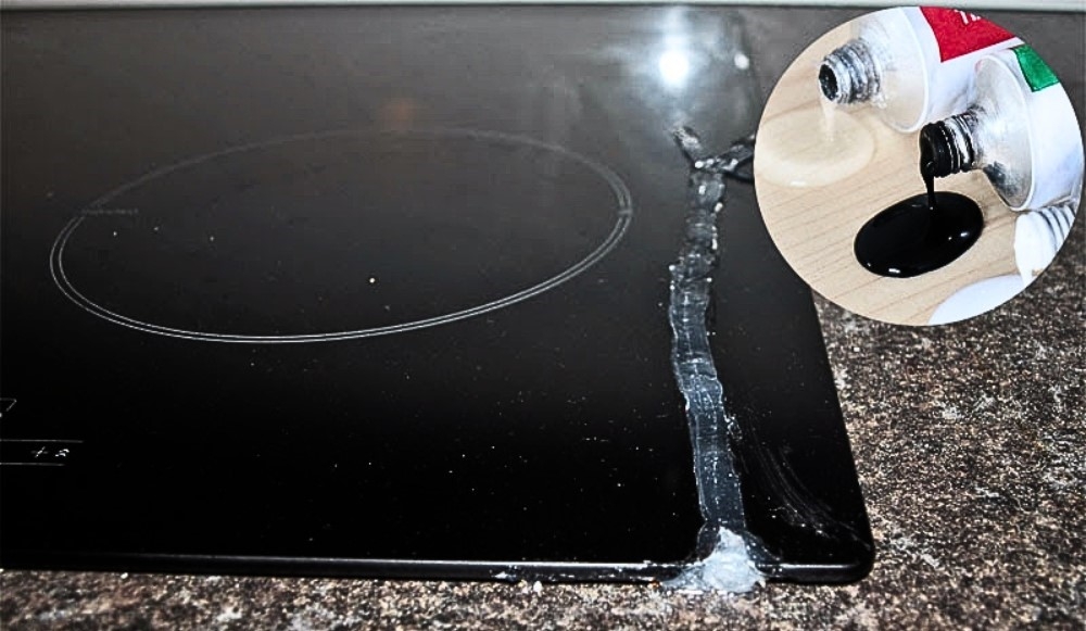 Dán mặt kính bếp từ bị vỡ