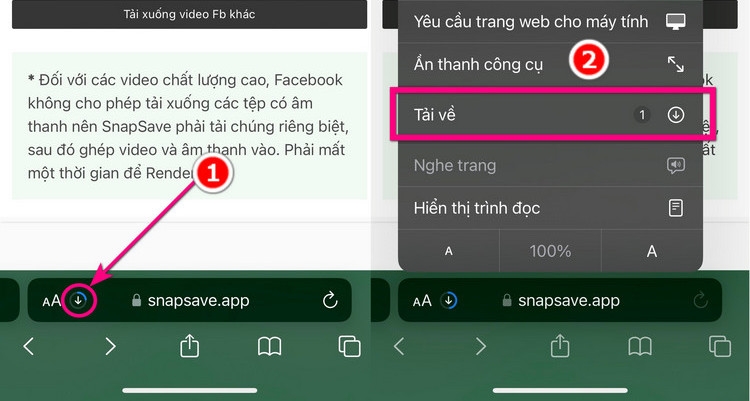 Tải video Facebook về iPhone không cần ứng dụng (8)