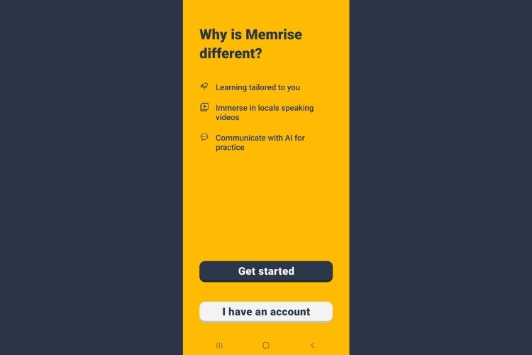 bắt đầu với memrise