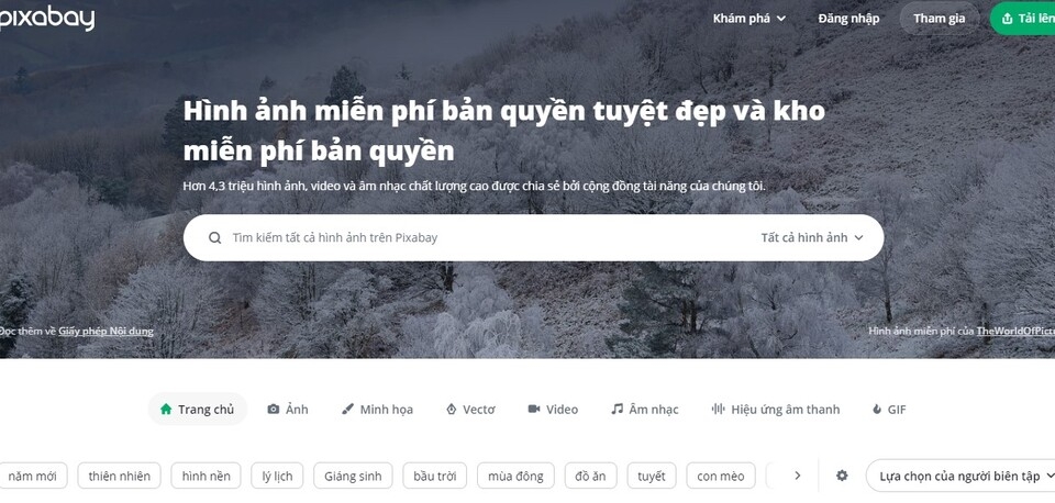 Nhập từ khóa liên quan đến hình ảnh mà bạn cần tìm kiếm