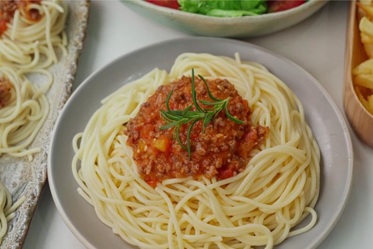 mì ý sốt bò bằm 1