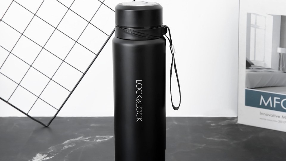 Bình giữ nhiệt có lưới lọc Lock&Lock LHC6180BLK T2Cmall