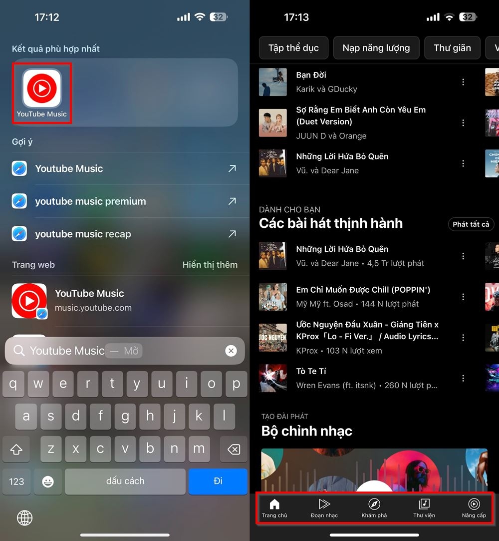 Cách xem lời bài hát trên YouTube Music 1