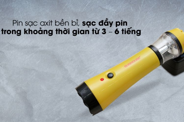 Đèn pin có thiết kế tinh gọn, tiện lợi