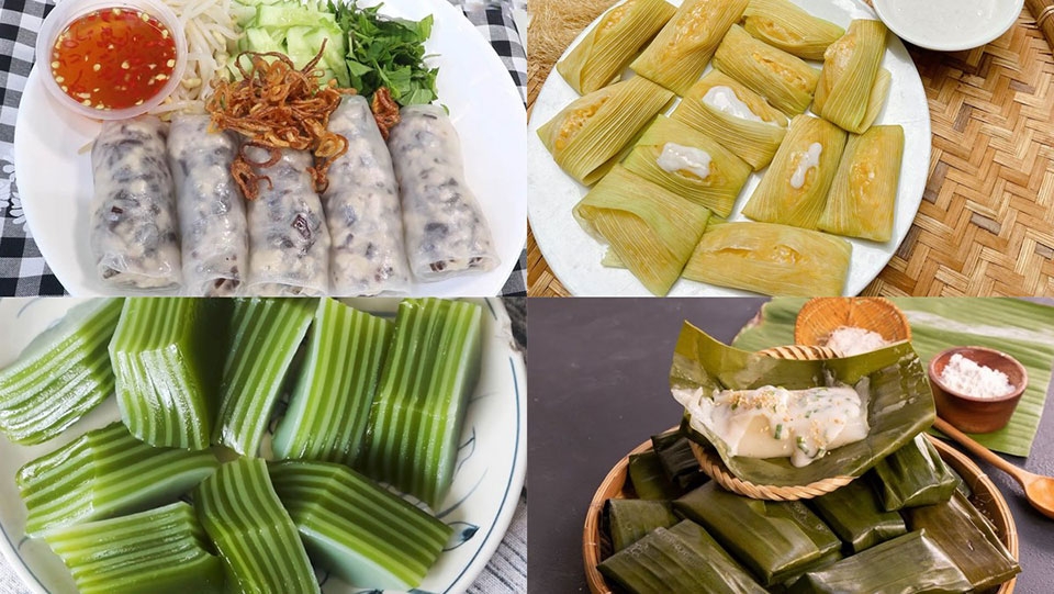 Có vô vàn loại bánh khác nhau làm từ bột gạo