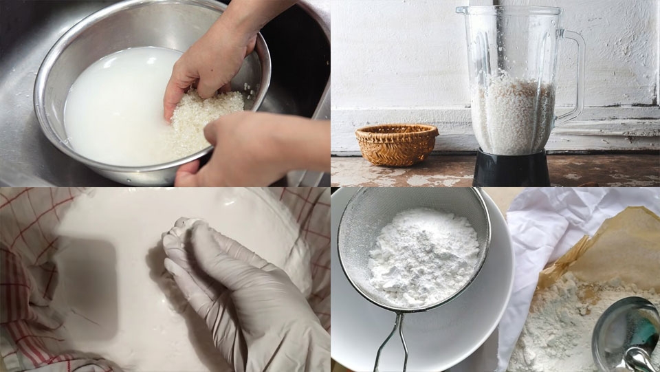 Làm bột gạo cần khá nhiều bước