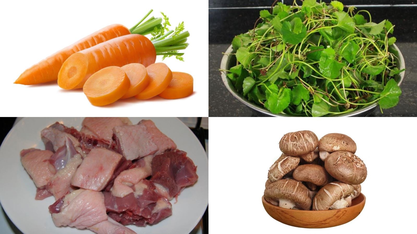Nguyên liệu chính không thể thiếu cho món canh rau má nấu thịt gà