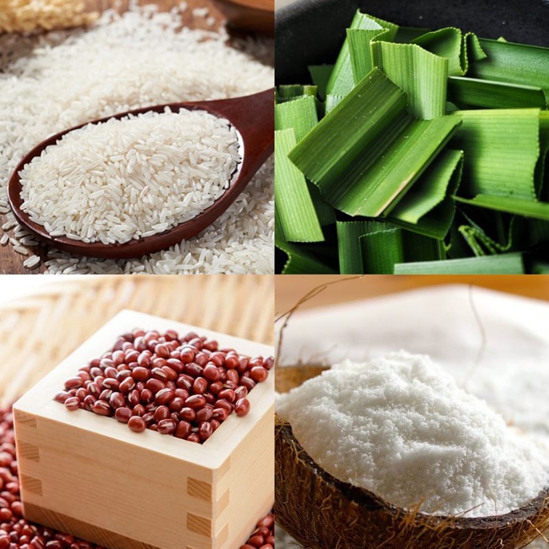 cháo đậu đỏ cốt dừa