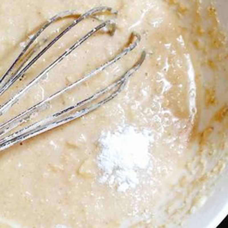 trộn bột Bánh chuối yến mạch phô mai