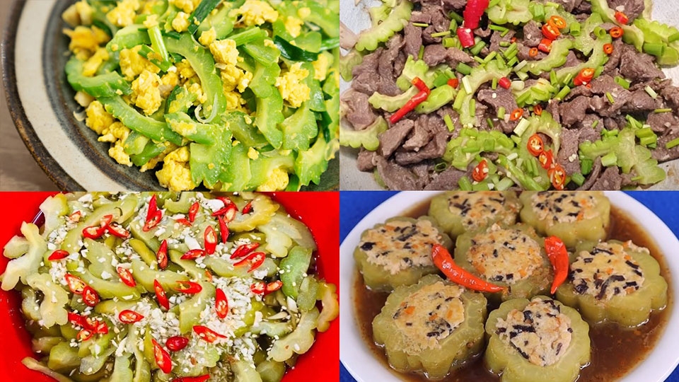 Có rất nhiều cách chế biến khác nhau từ khổ qua