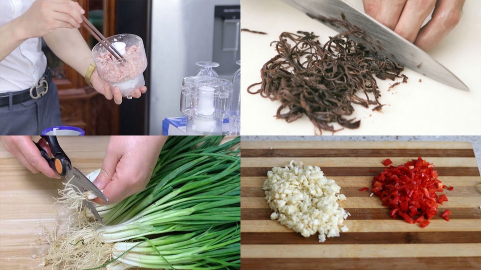 Sơ chế các nguyên liệu