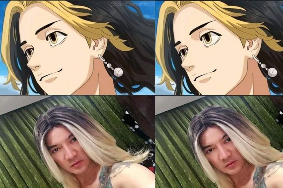 Meme anime chế ảnh Đàm Vĩnh Hưng.