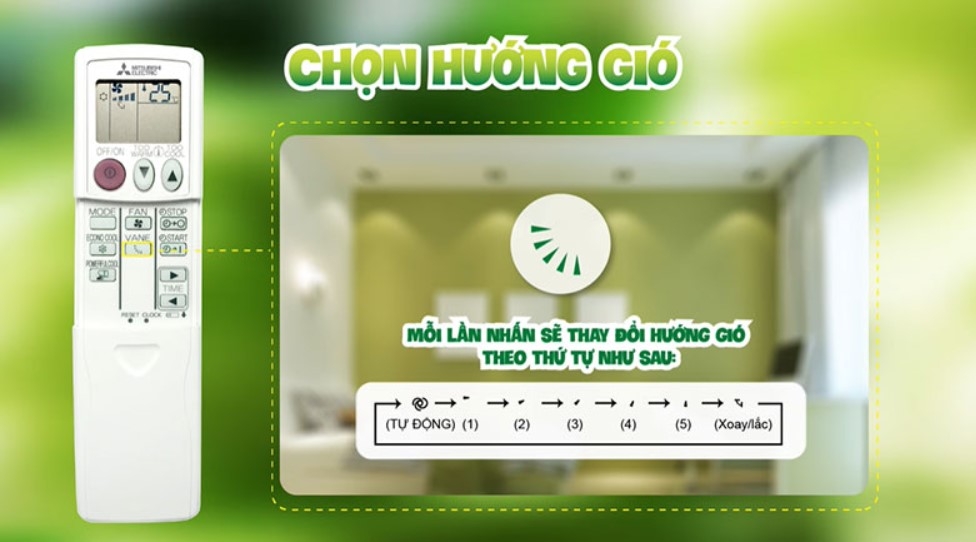 Điều khiển máy lạnh Mitsubishi không hề khó, tiện lợi và dễ nhớ với các hướng dẫn sau 7
