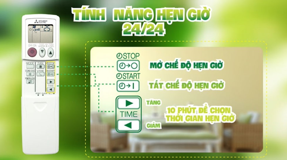 Điều khiển máy lạnh Mitsubishi không hề khó, tiện lợi và dễ nhớ với các hướng dẫn sau 8